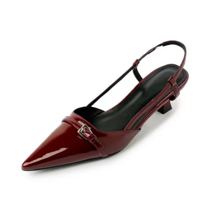 2024 Women Shoes Pumps Sandals Spring Fashion Pointed Toe Slingbacks Female Footwear Summer Ladies Shallow Shoes High Heels