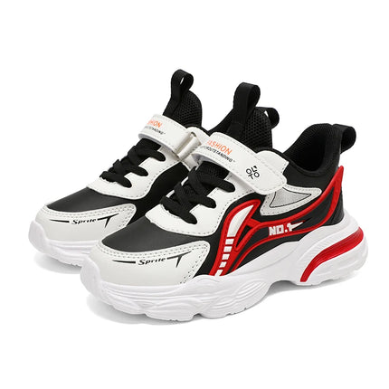 Autumn Childrens Boys Sneakers New Pu Leather Fashion Soft Kids Causal Shoes