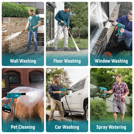 Cleaner Compatible with Makita 18V Battery, Portable Pressure Washer Lightweight Cordless Jet Wash Car Washer