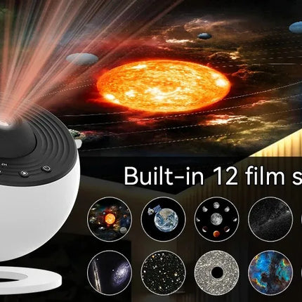 LED Night Light Galaxy Projector Starry Sky Projector 360° Rotate Planetarium Night Lamp For Room Decorative Children Kids Gift