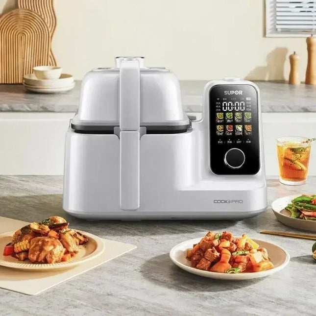 New style stir-fry robot for household - high-power. Intelligent . Open-flame stir-fry. Cooking machine. kitchen use