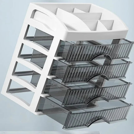 Storage box Multifunctional debris storage box Drawer-style dressing table Office desk Cosmetics multi-layer storage cabinet