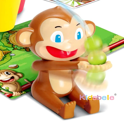 Cartoon Monkey Ball Interactive Game Party Board Game 2 Persons Competition  Shooting Set Table Toy