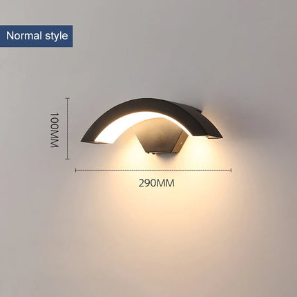 Outdoor Wall Light Waterproof IP65 Radar Motion Sensor Outdoor Lighting Porch Sconce Balcony Garden Outside Wall Lamp Vestibule