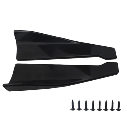 48cm Car Skirt Spoiler Rear Lip Side Skirt Winglets Diffusers Extension Rocker Splitters Corner Valance For BMW For Benz