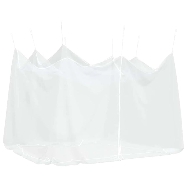 White Interior/Exterior Mosquito Net 156 Mesh, 300x300x250 cm - Durable Polyester, Portable