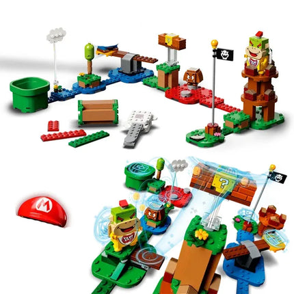 Super Bros. Game Series MOC Scan Code Building Blocks Adventures