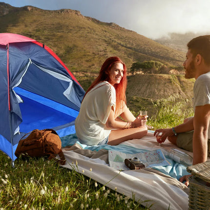 2 People Outdoor Travel Camping Single Layer Tent with Bag for Outdoor Camping