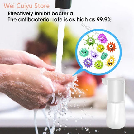 350ML Touchless Automatic Soap Foam Dispenser  Hand Washer Machine Bathroom