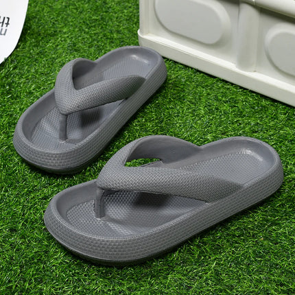 MAEDEF 2024 Flip Flops Men and Women Summer Anti-skid Outdoor Casual Light Beach Sandals Thick Platform House Bathroom Slippers