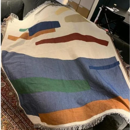 Blanket Home Decor Tapestry Abstract Nordic Minimalist Geometric Creative Blanket 130*160