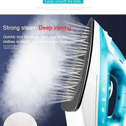 Handheld Garment Steamer Electric Steam Iron Soleplate laundry Ironing Machine Mini Travel Clothes Fabric Flatiron