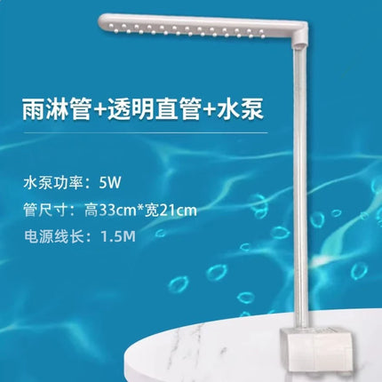 Parrot Bath Tub Auto Circulating Electric Large Bird Shower Basin For Small Parrots Indoor Shower For Bird Owners Birthday Gift
