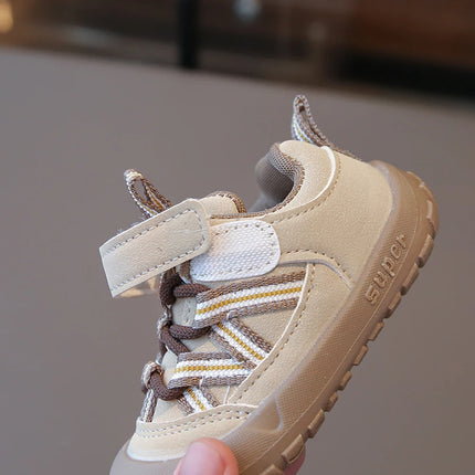 Autumn Sport Shoes For Children PU Leather Ergonomics Baby Boy's Girl's