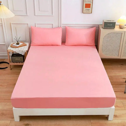 Kuup High Quality Fitted Sheet 90/180/150x200 Cm Mattress Cover Elastic Band Bed Sheet Queen King Size No Pillowcases Included