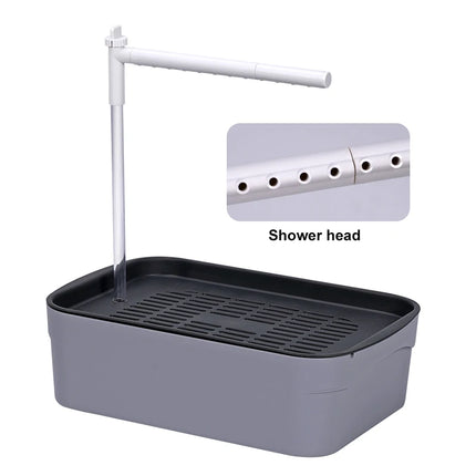Automatic Parrot Bird Bath Tube Parrot Shower Electric Circulating Faucet Pet Bird Shower Parakeet Bathing Fountain