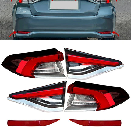 【Separate & Select parts 】For Toyota Corolla Hybrid 2019 - 2022【Not All Models】 Car Rear Tail Light Fog Brake Lamp Tail Lamp
