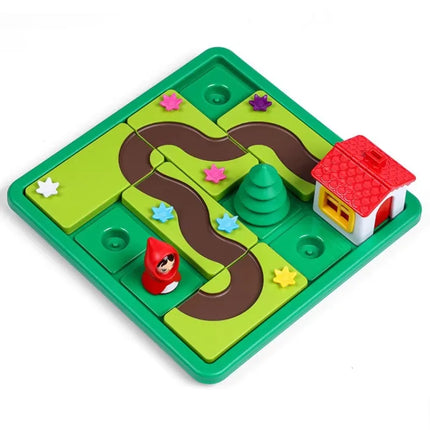 Riding Hood Smart Hide&Seek Board Games With Solution Skill-Building Puzzle Logic Game