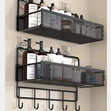 Portable Hanging Wall-mounted Storage Rack No-drilling Bathroom