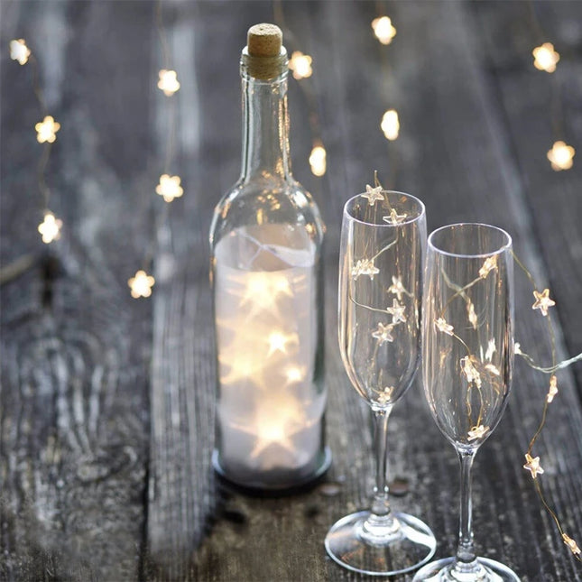 Fairy Lights for Bedroom String Battery Powered Adapter Christmas Lights