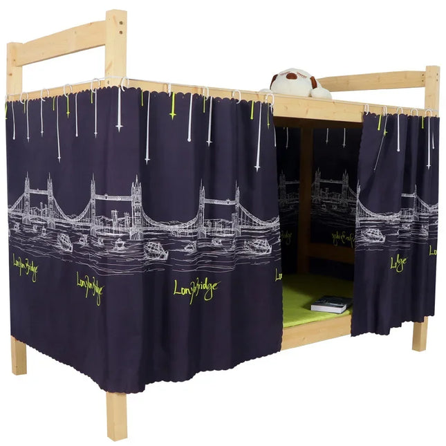 Bed Curtain Students Bunk Up and Down Canopy Bed Curtain Protect Privacy Partition Curtain Mosquito Net Home Decor