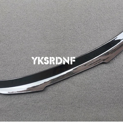 Glossy Black /Carbon Fiber Look Car Rear Trunk Spoiler Lip PSM Style Rear Wing Spoiler For BMW E60 M5 CONVERTIBLE 2004-2009