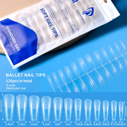 150/120/100Pcs French Almond Fake Nails