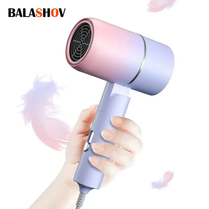 Hairdryer 750W with Carrying Bag Hot Air Anion Hair Care for Home Travel Hair Dryer