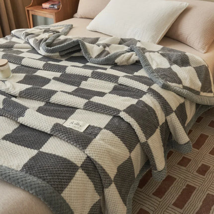 1pcs Knit Blanket Throw Soft Chenille Yarn Knitted Blanket Machine Washable Crochet Handmade Knit Throw Blanket for Couch Bed
