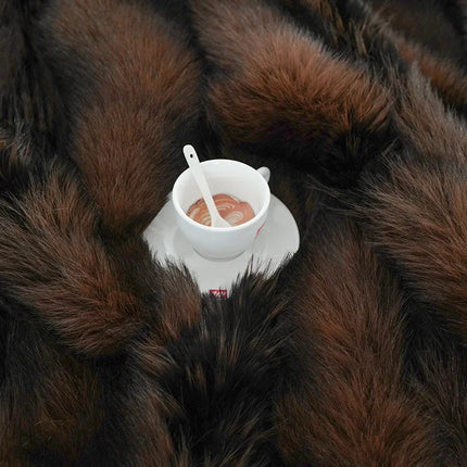 Winter Warm Blanket for Bed High-end Faux Mink Velvet Sofa Blanket Comfortable Sofa Blanket
