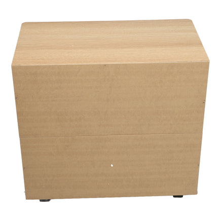 Bedroom Storage Cabinet Bedside Storage Cabinet with Lock Removable Wheels Anti Theft Wood Bedroom End Table for File Document