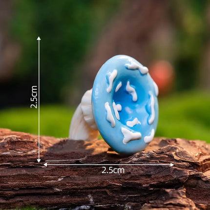 Figurines Miniatures Simulated Forest Mushroom Micro Landscape Ornaments