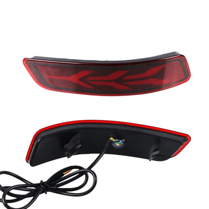 2Pcs LED Rear Bumper Reflector Lamp Driving Warning Light Brake Stop Light Turn Signal Light For Toyota Corolla Altis 2014-2018