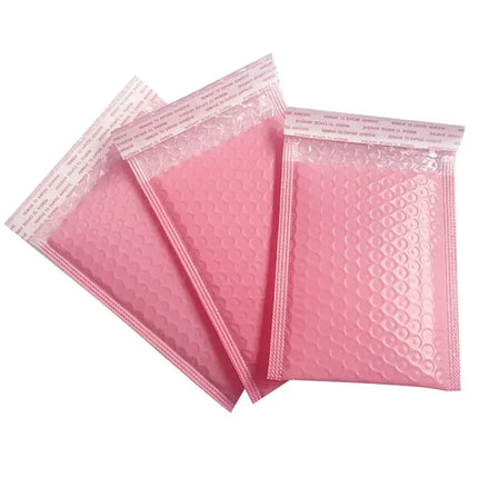 20Pcs Pink Green Blue Poly Bubble Mailers Padded Envelopes Self Seal Padded Envelopes Gift Bags Black Packaging Envelope