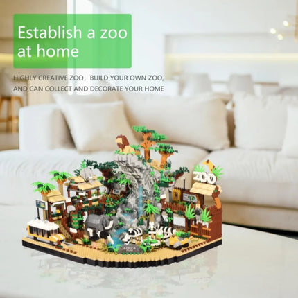 Zoo Building Miniature Building Block Set  4,800 pieces, Zoo