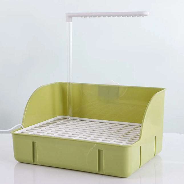 With Automatic Circulation Parrot Shower Basin With Multiple Faucets Detachable Bird Bathtub Bago Bird Shower Pet Bird Bath