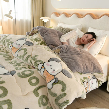 Super Warm Winter Blanket for Bed Spring Autumn Lamb Cashmere Weighted