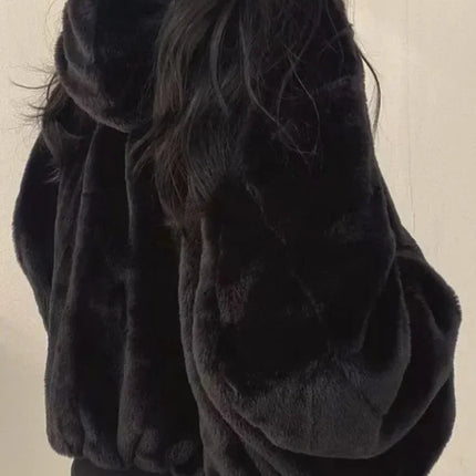 New Jackets for Women Thick Warm Parkas Oversized Double Sided Hooded Coat Korean Fashion Casual Loose Zip Up Jackets Coat Women