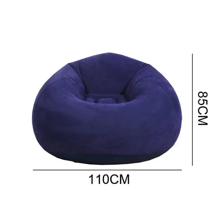 PVC Lounger Seat Bean Bag Sofas Pouf Puff Couch Tatami Living Room