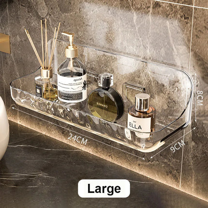Bathroom Shelf No Drill Organizer Shower Storage Rack Washstand Cosmetics Storage