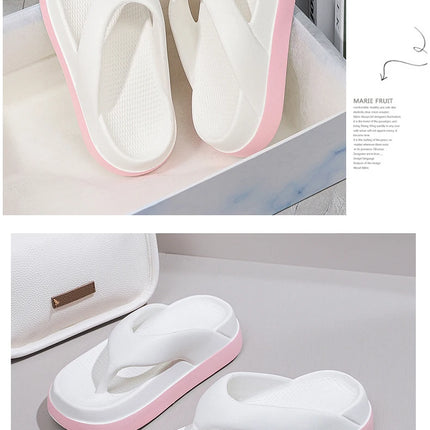 Woman flip flops Popular Design Shoes 2024 trend Casual Platform Sandals non-slip Outdoor slippers Unique features Flat sandals