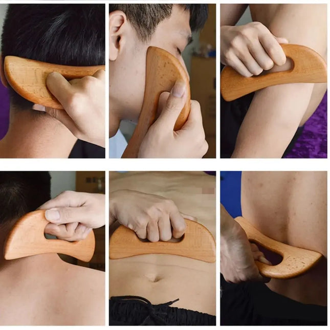 Wooden Gua Sha Tool Scraping Board Massage Tool Slimming