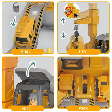 Kids Engineering Vehicle Electric Drill Tool Toys Match Children Educational