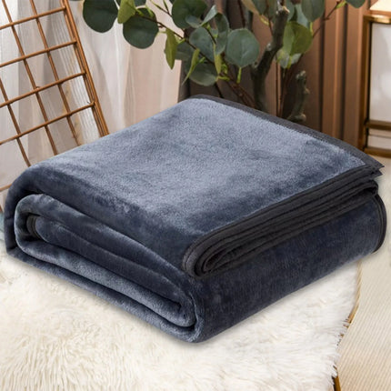 Blankets Single Twin Blanket For Bed, Full Size Fleece Throw Blanket, Warm