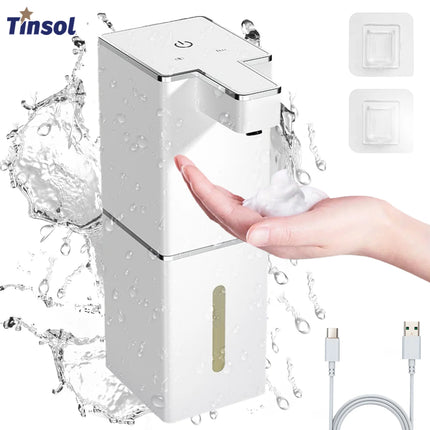 Automatic Foam Soap Dispenser USB Rechargeable Smart Foam Hand Wash Dispenser