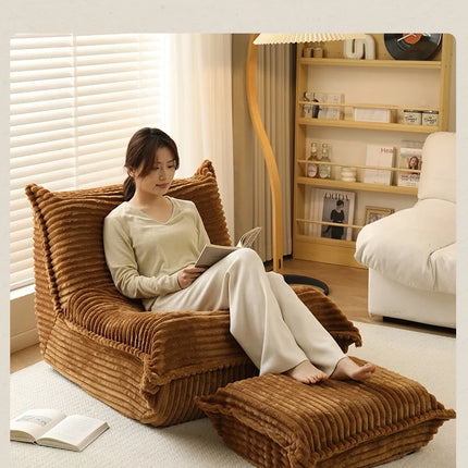 Lazy Person Sofa Can Lie And Sleep Caterpillar Sofa Balcony Tatami Net Red Bedroom Living Room Single Leisure Sofa