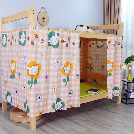 Bed Curtain Students Bunk Up and Down Canopy Bed Curtain Protect Privacy Partition Curtain Mosquito Net Home Decor