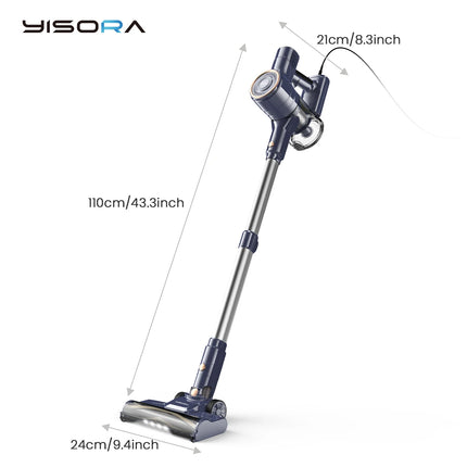 Vacuum Cleaner, 23000Pa 6M Long Cord Stick Vacuum for Floor, Carpet, Pet Hair