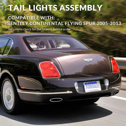 Flying Spur 2005-2009 & 2010-2013 Auto Parts Rear Tail Lamp Assembly 12V New Condition