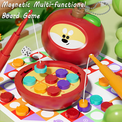 Apple Dog Smart Board Game Kids Magnet Flight Chess Logical Thinking Intellectual Play Baby Travel Creative Toy